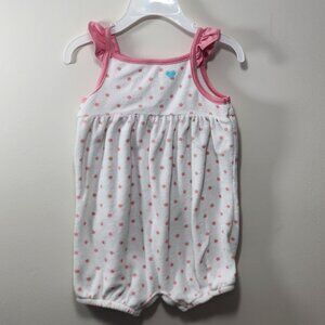 Baby Girl Carter's Hearts Tank Romper 18M